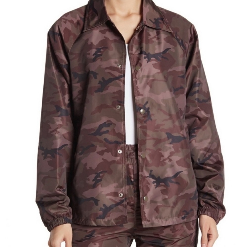 Wild Honey Camouflage Windbreaker Jacket